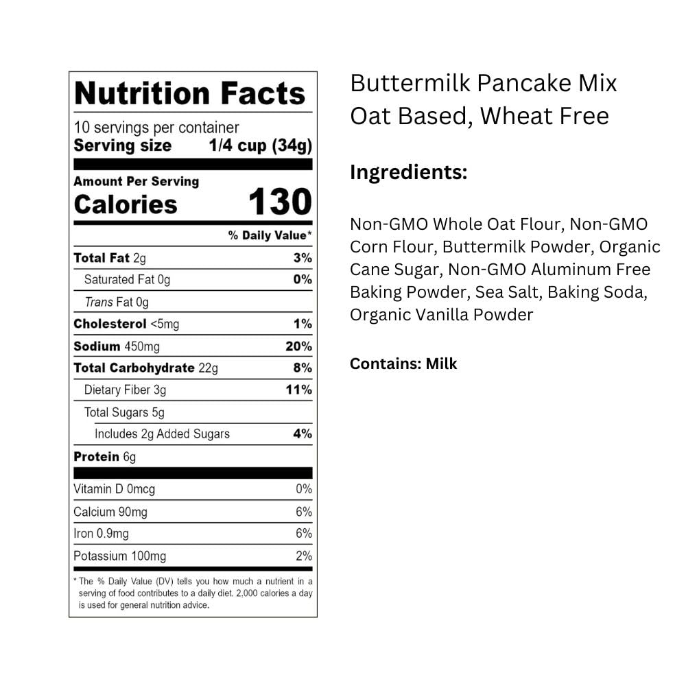Pocahontas County Blend Wheat-Free Griddlecake & Waffle Mix